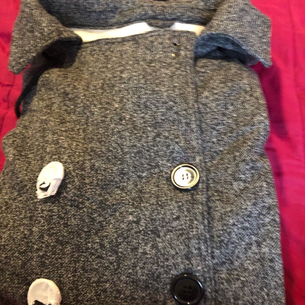 Gray Peacoat NWOT